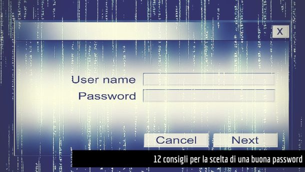 12 consigli per la scelta di una buona password