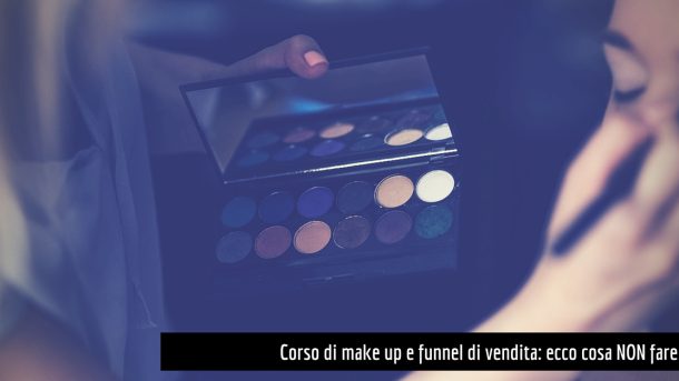 funnel di vendita corso make up genova